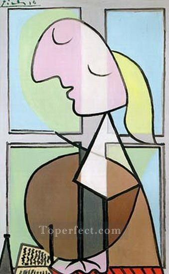 Busto de Mujer perfil 1932 cubismo Pablo Picasso Pintura al óleo